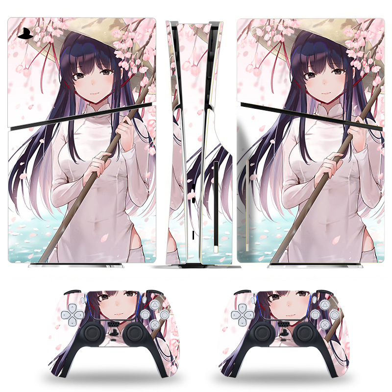 Защитная плёнка-скин для PS5 Slim с принтом