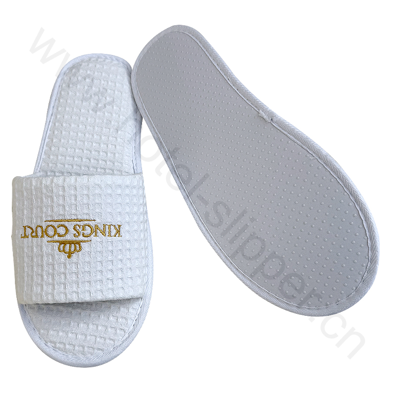 Premium Hotel Waffle Slippers for Cozy Relaxation Experience