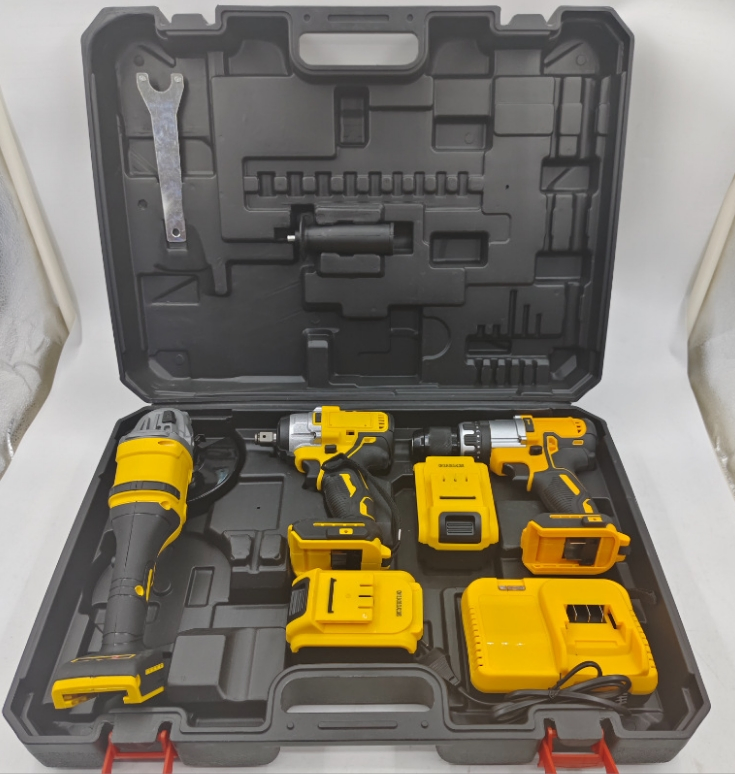 18V 20V Professional Cordless Power Tools Wrench Set Combo Kit