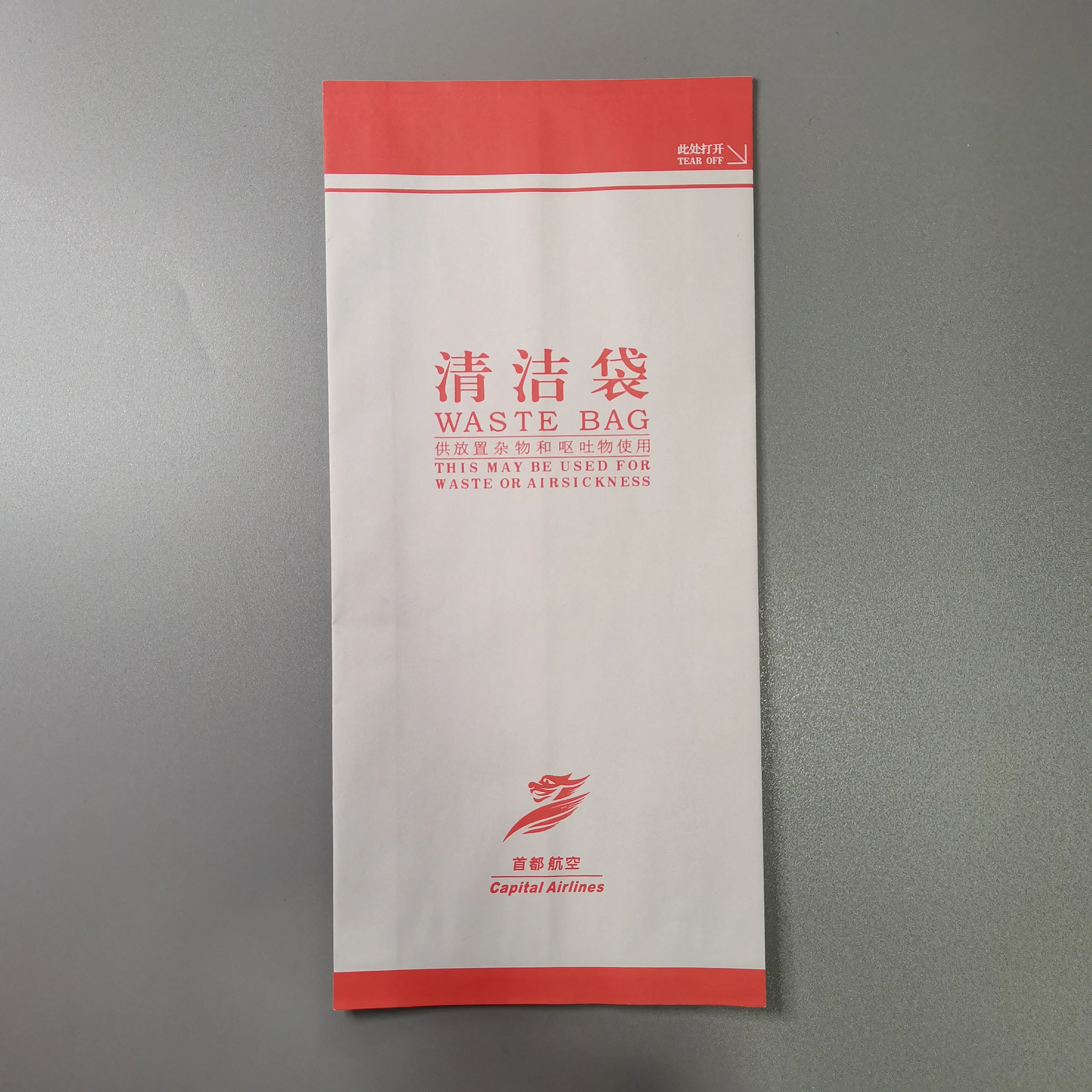 Paper Emesis Vomit Bag Disponsable Airplane Vomit Bag for Vomiting