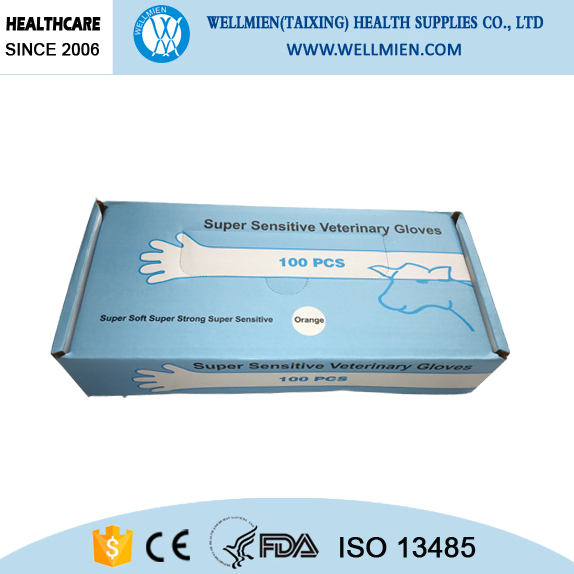 Farm Slaughtering Use Long Sleeve Disposable Plastic Slaughtering Glove