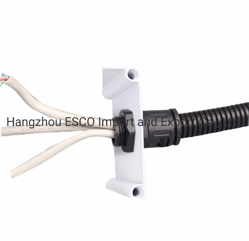 Nylon 90 Degree Quick Conduit Connector for Plastic Flexible Conduit