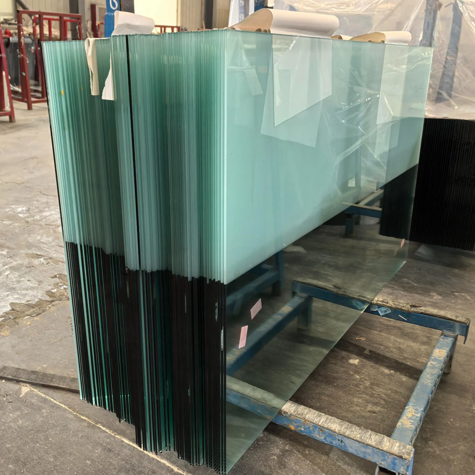 Privacy Architectural Decorative No Fingerprints 10mm Frosted Thickness Acid Etched Glass for Building Decorate