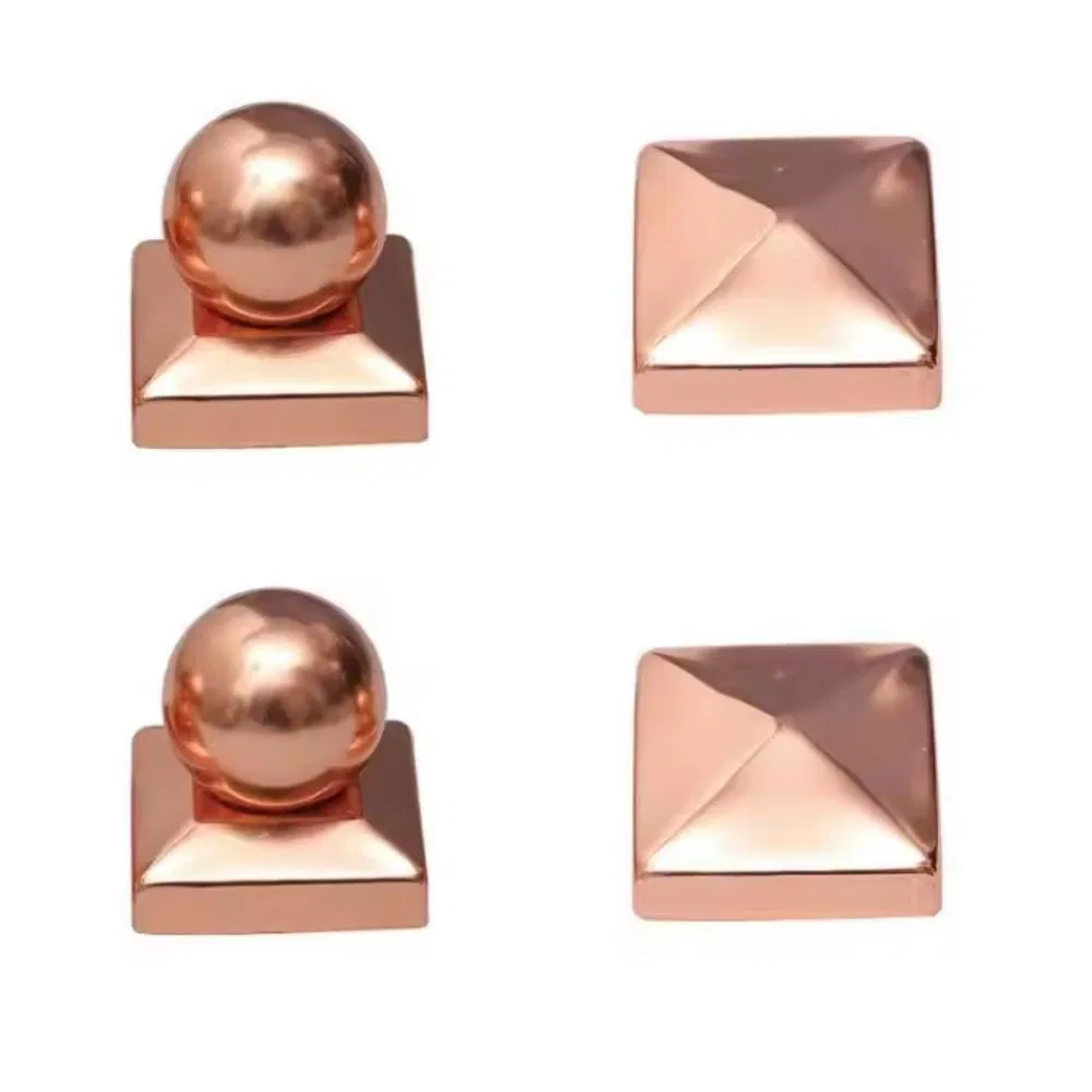 Fence Post Cap Made of Solid Copper