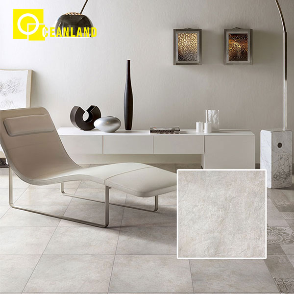 Foshan Factory Good Quality Grey Cement Rustic Glazed Tile