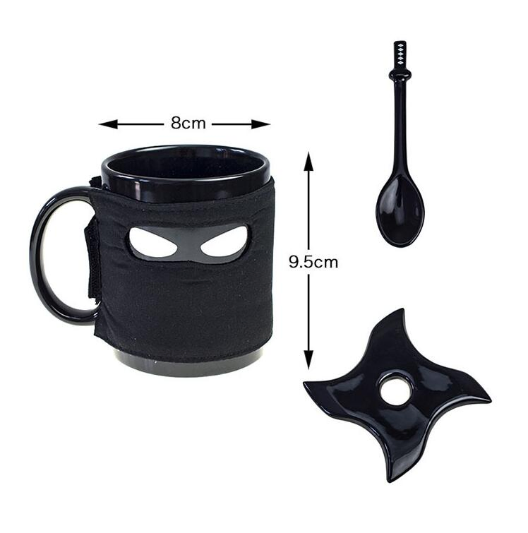 Ceramic Mugga Criminal Coffee Mug with Cup Warmer Mask