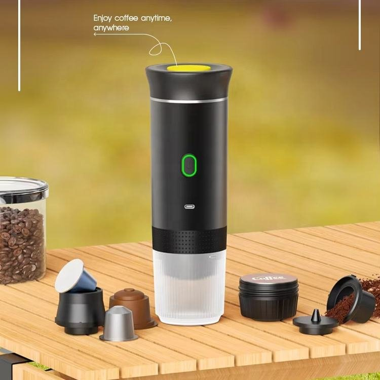 Italian Portable High-Pressure Capsule Coffee Maker with Wireless USB Charging Mei Concentrated Electric Small Heating Pump