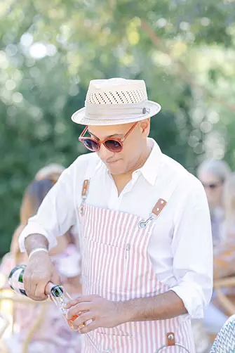 Wholesale Chef Adjustable Shoulder Strap Canvas Striped Apron for Camping