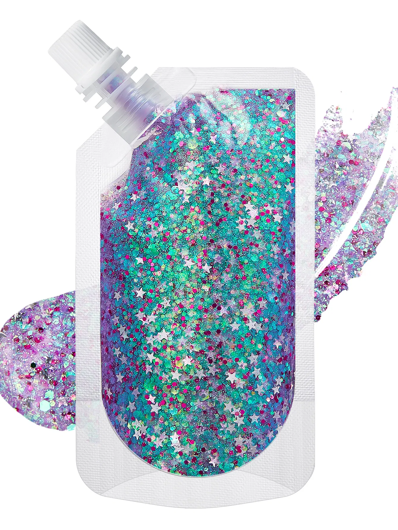 50g Non Toxic Beauty Art Eyes Lips Nails Hairs Glitter Gel Face Body Kids Glitter Gel