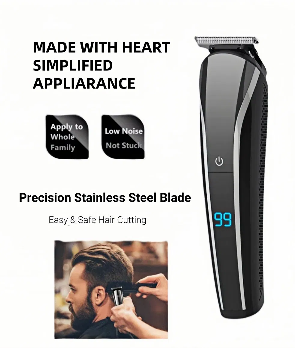 Professional High Quality Hair Cutting Machine Men Beard Trimmer Shaver Clipper