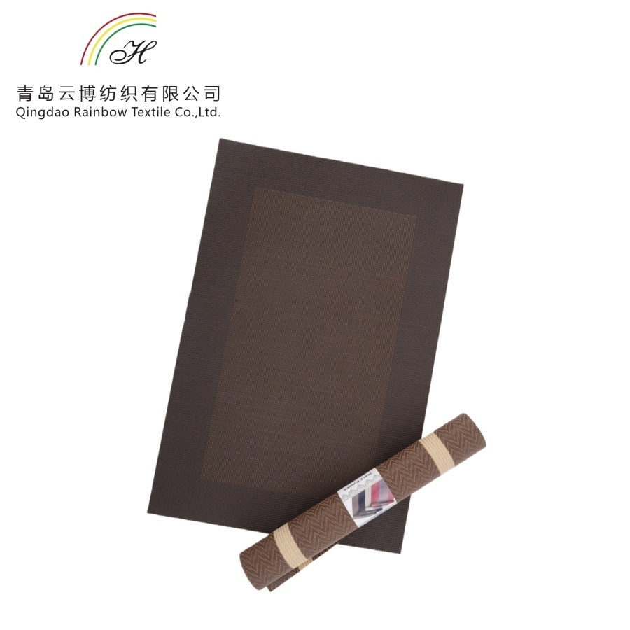 Cheap Custom Restaurant Home Non-Slip Coffee Coasters Wedding PVC Placemat for Dining Table