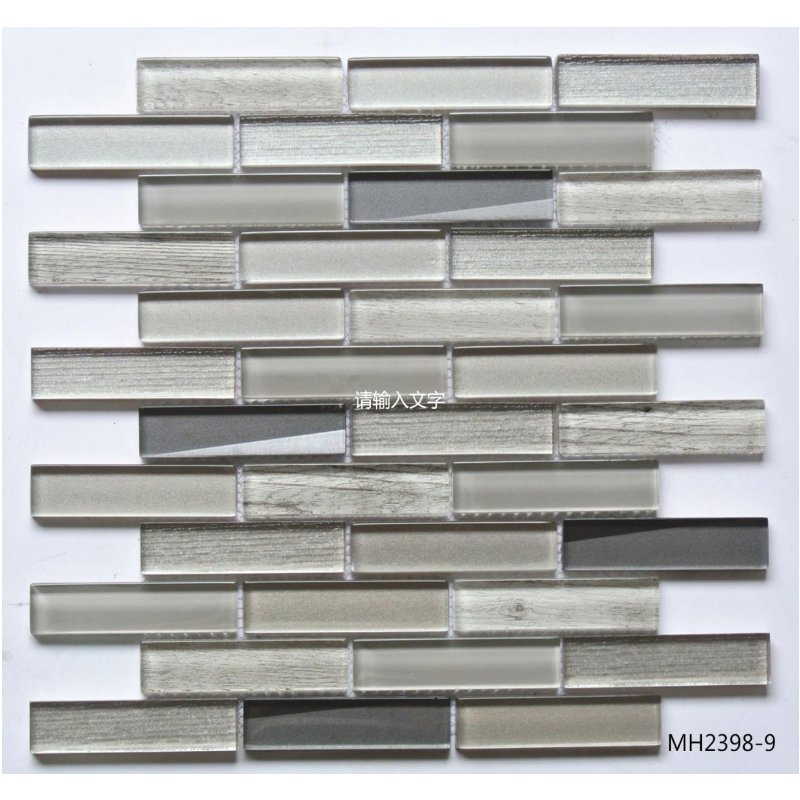 Elegant Handmade Crystal Glass Mosaic for Hotel Walls