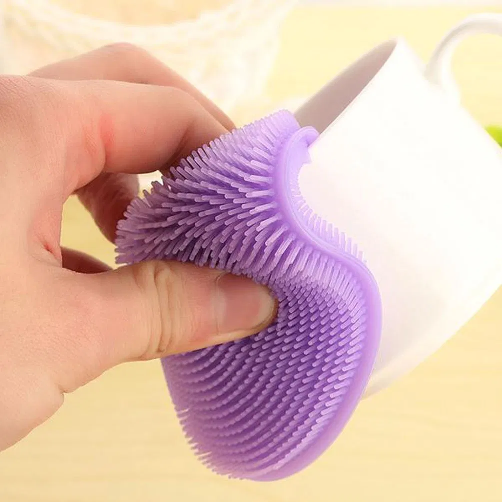 Food-Grade Multi-Purpose Silicone Sponge Pot Holder and Dishwasher Scrubber
