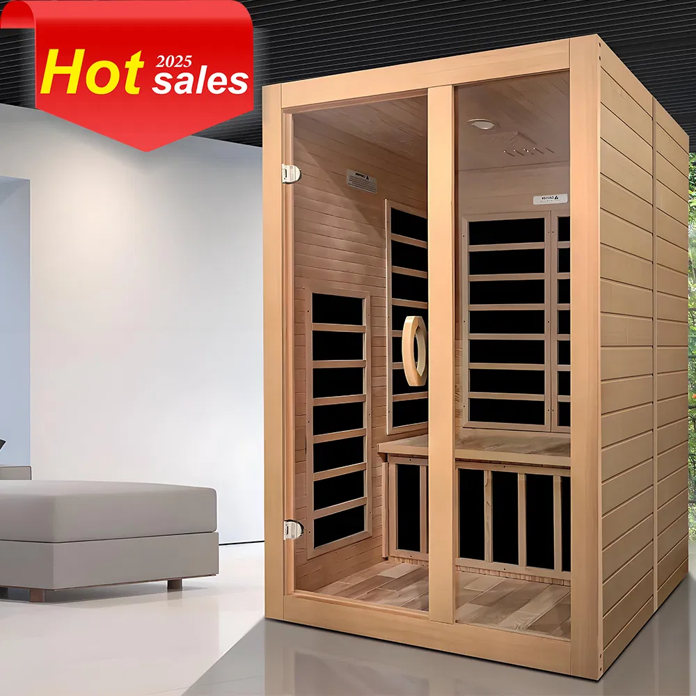 Popular Sauna Room Indoor Infrared Sauna Room Far Infrared Sauna Red Light Combination Sauna with Carbon Panel