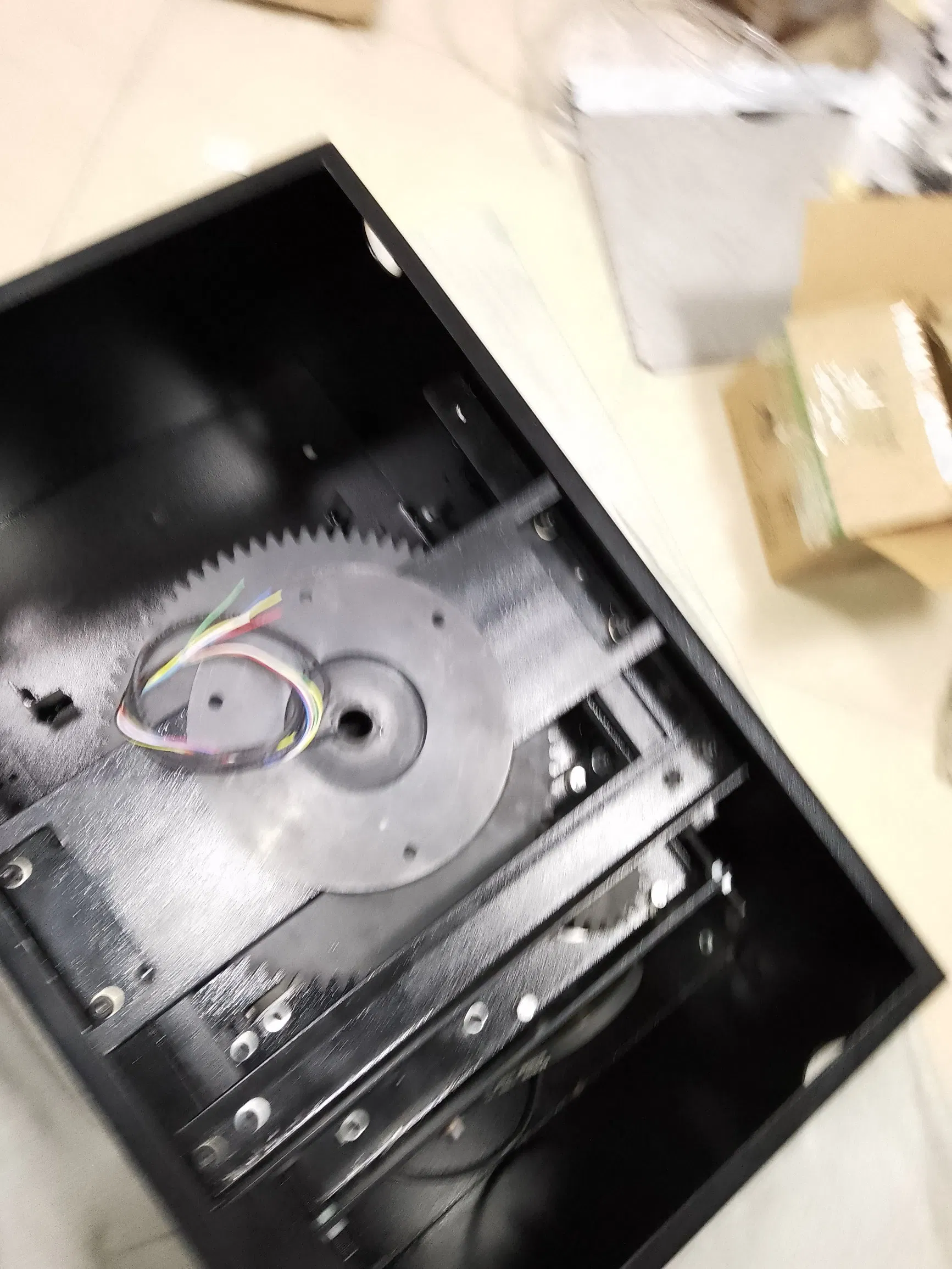 Automatic 3 Wing Revolving Door Low Cannopy