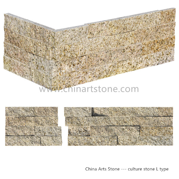 Rusty Granite Culture Stone Wall Cladding for Home Decoration