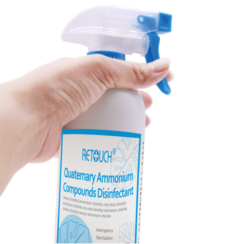 Surface Cleaning Disinfectant Quaternary Ammonium Salt Desinfectante Spray Dispenser Household and School Cleaning