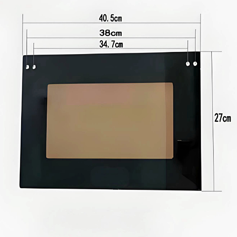 1000 ℃ Heat-Resistance Tempered Glass for Built-in Ovens