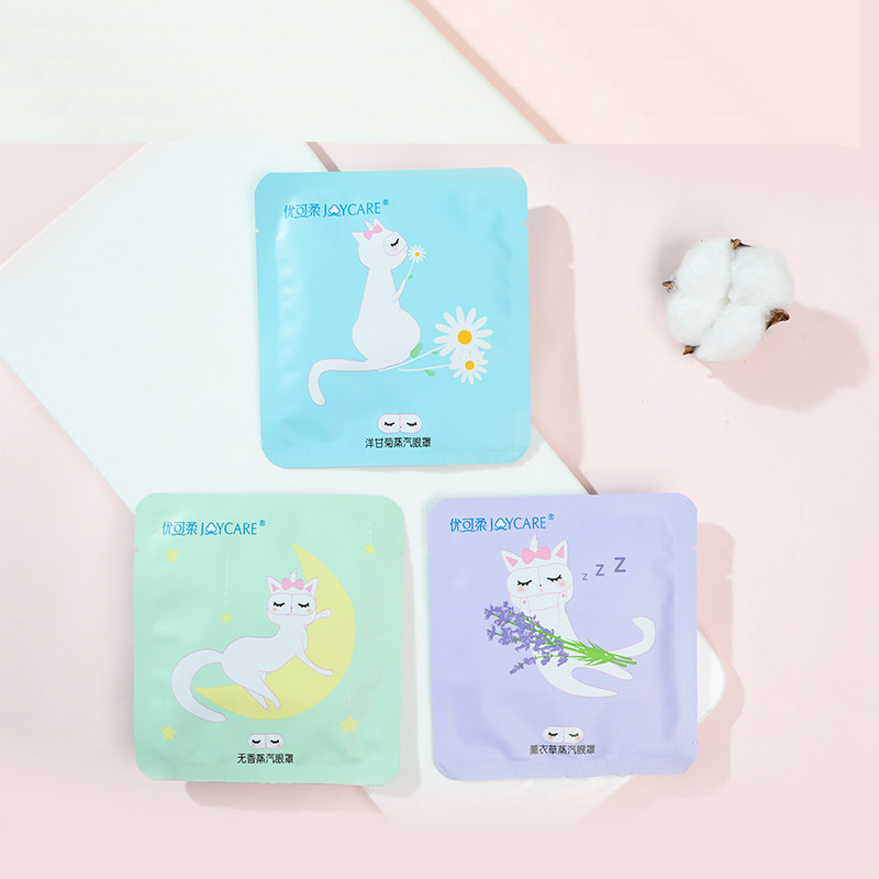 Protective Steam Warm Eye Mask with Fashion Packet FDA