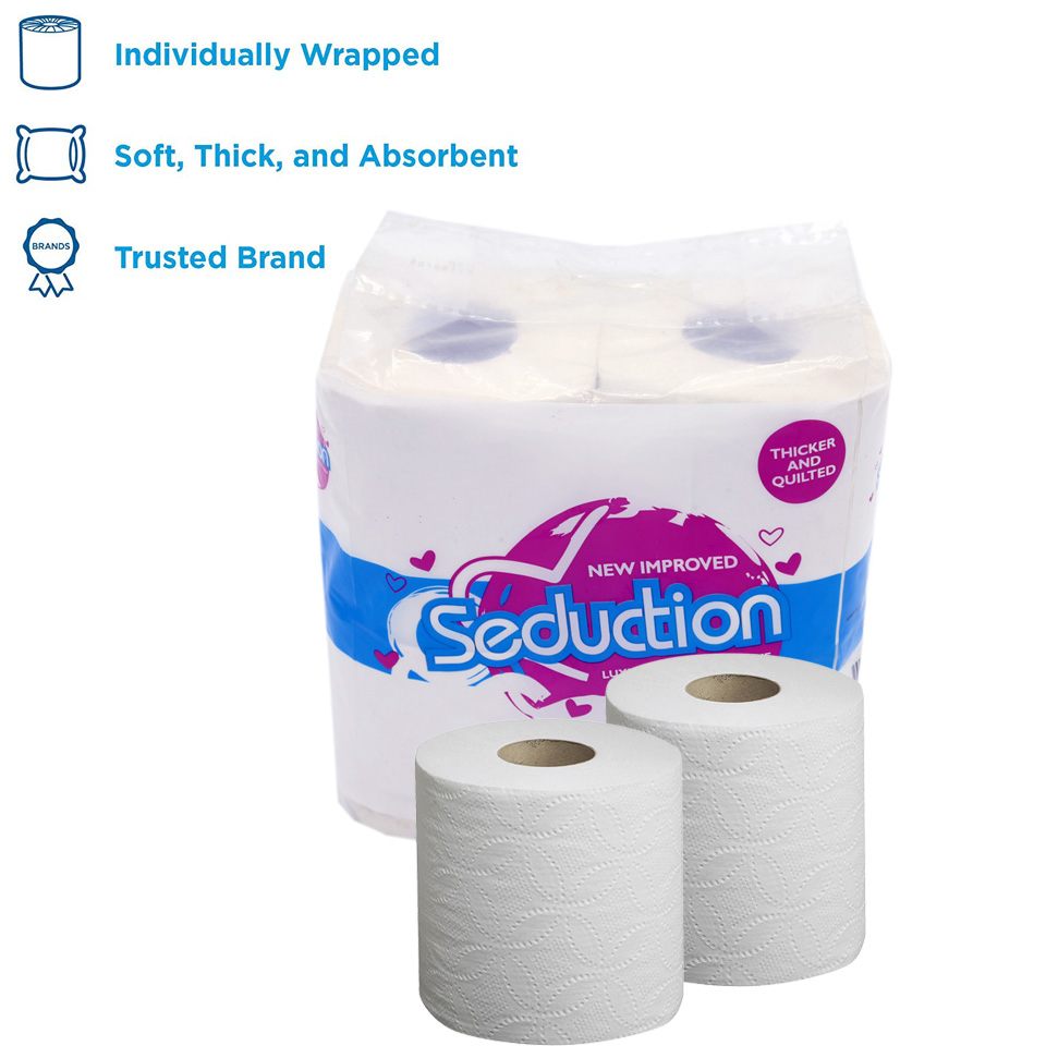 High Quality Custom Roll Paper Embossing Craft Layer 2ply 3ply Toilet Paper Towels Soluble