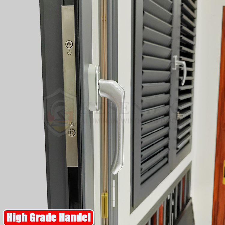 Single UPVC Glazing Casement Windows Plastic PVC Window