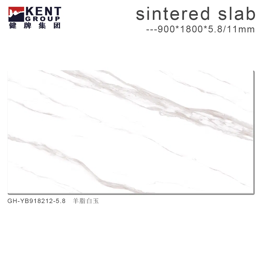 Food Grade Sintered Slab Tabletop 900*1800mm Foshan Manufacture