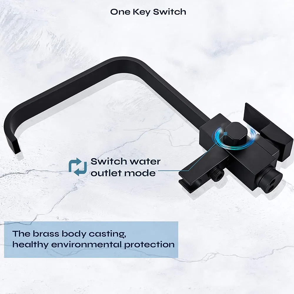 Brass Shower Floor Floorstanding Free Standing Free Standing Bath Bathroom Bathtub Faucet