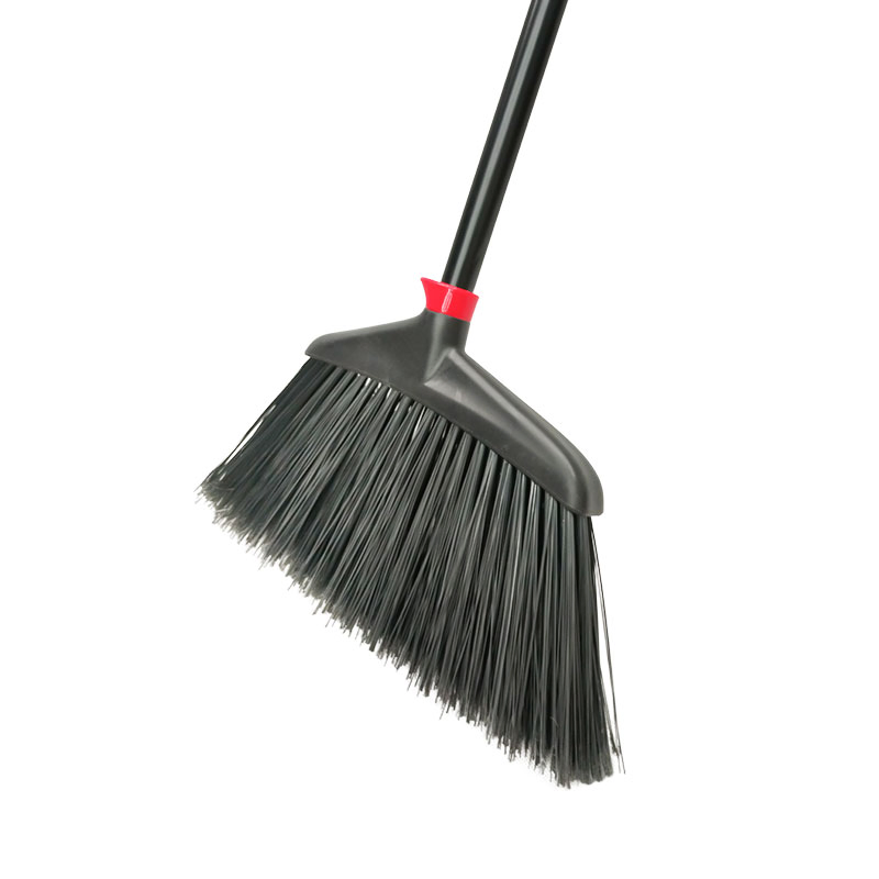Floor Cleaning Hand Tools 14" Soft-Bristled Broom with 45" Iron Handle
