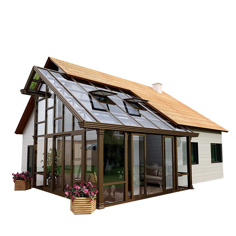 Greenhouse Energy Saving Aluminum Sunroom Aluminium Frame Glass House Garden House