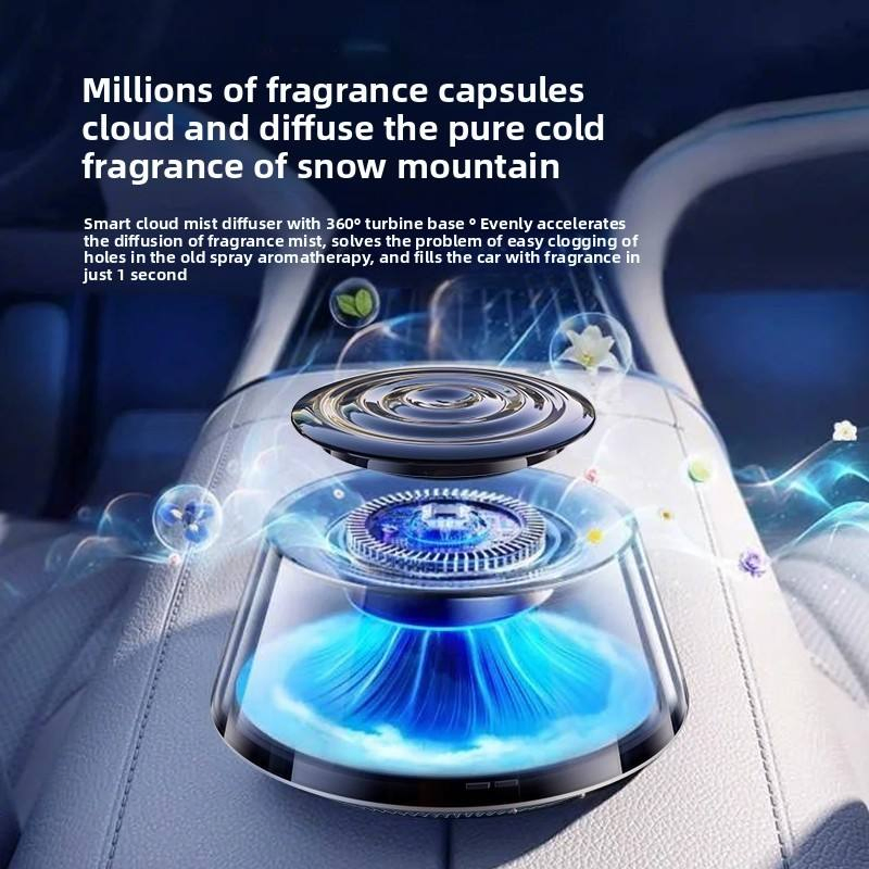 Умный аромадиффузор для авто с облачным туманом