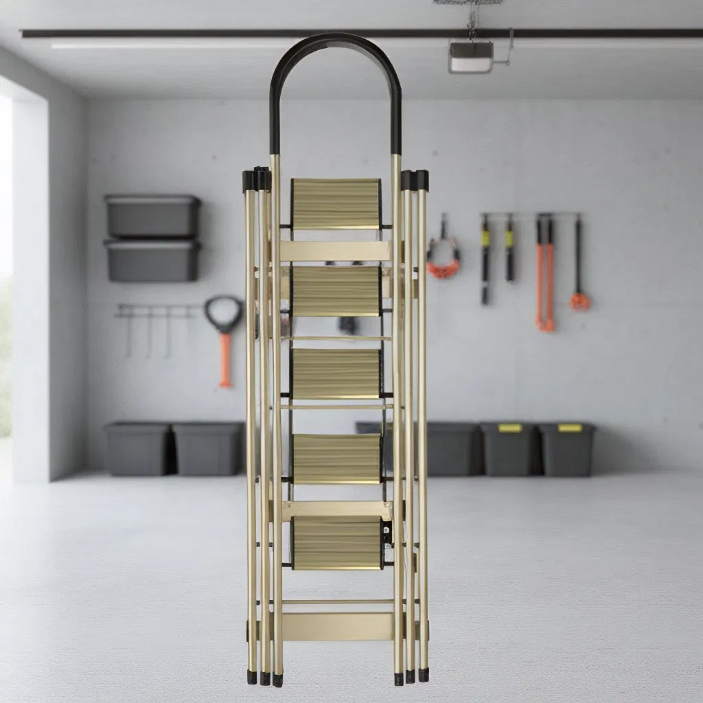 2-in-1 Folding Ladder and Clothes Drying Rack Space-Saving Home Use