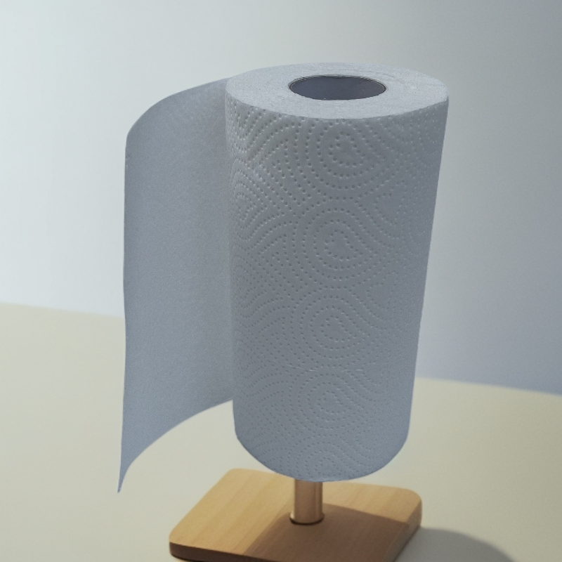 Premium Eco-Friendly Kitchen Tissue Paper Roll Virgin Wood Pulp Kitchen Towel Paper