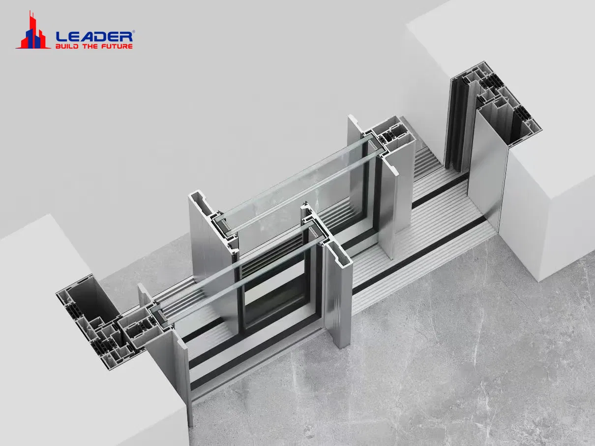 Supply 150 Series Aluminum Panoramic Sliding Door System, 1800kg Load, Motorized Option, for Hotel Villa Project