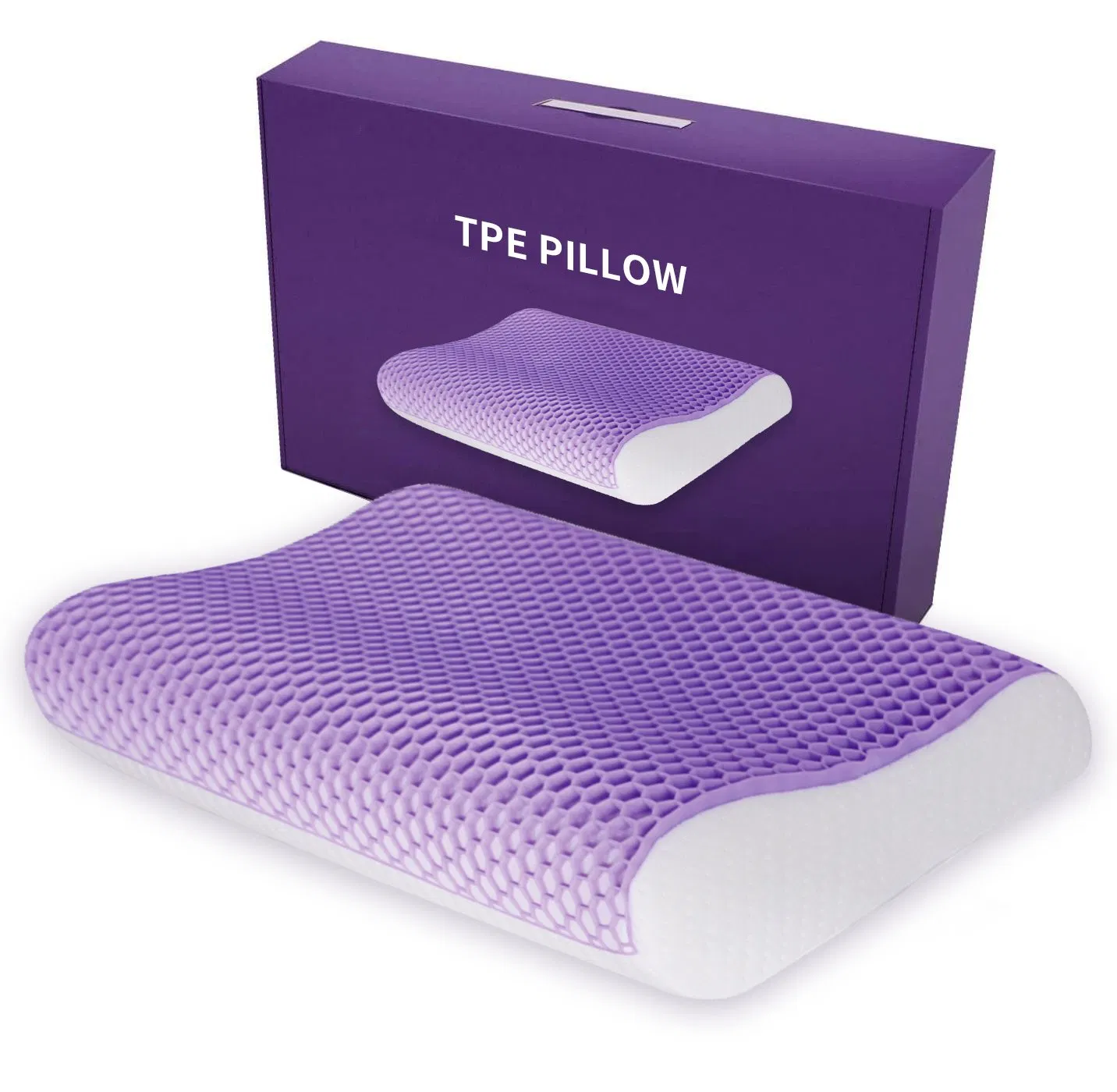 Elastic Grid with Breathable Pillow Cover Oversize for Hot Sleepers