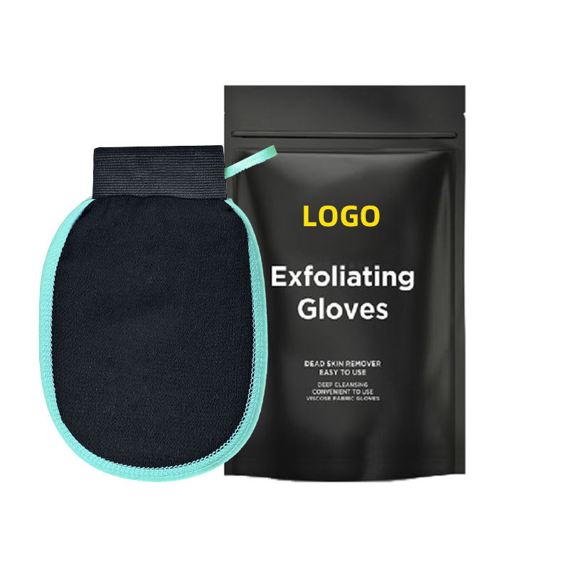 Custom Logo High Quality Viscose Fiber Moroccan Premium Kessa Hammam Glove Korean Exfoliating Mitts