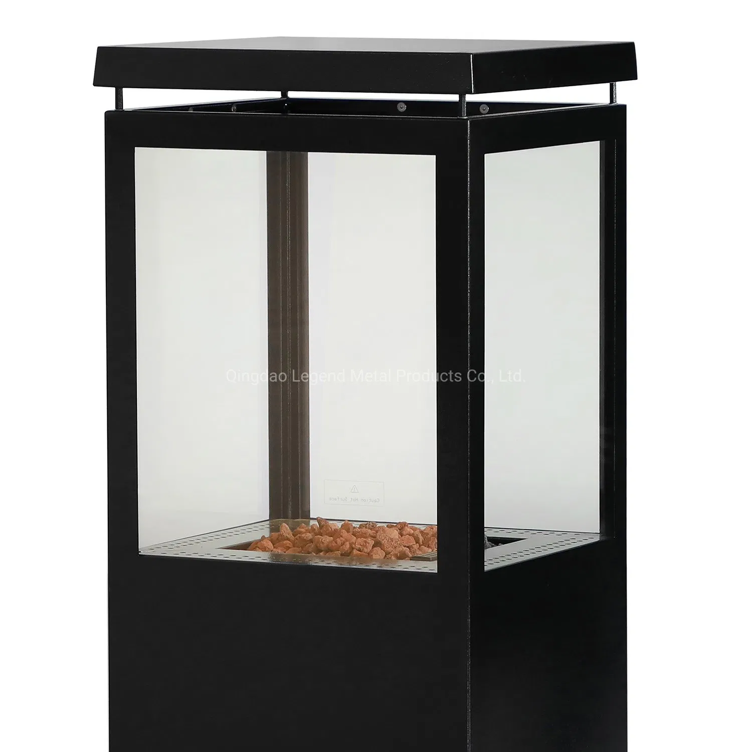Outdoor Gas Fireplace Freestanding with Ceramic Glass Using Butane by LPG Fr400
