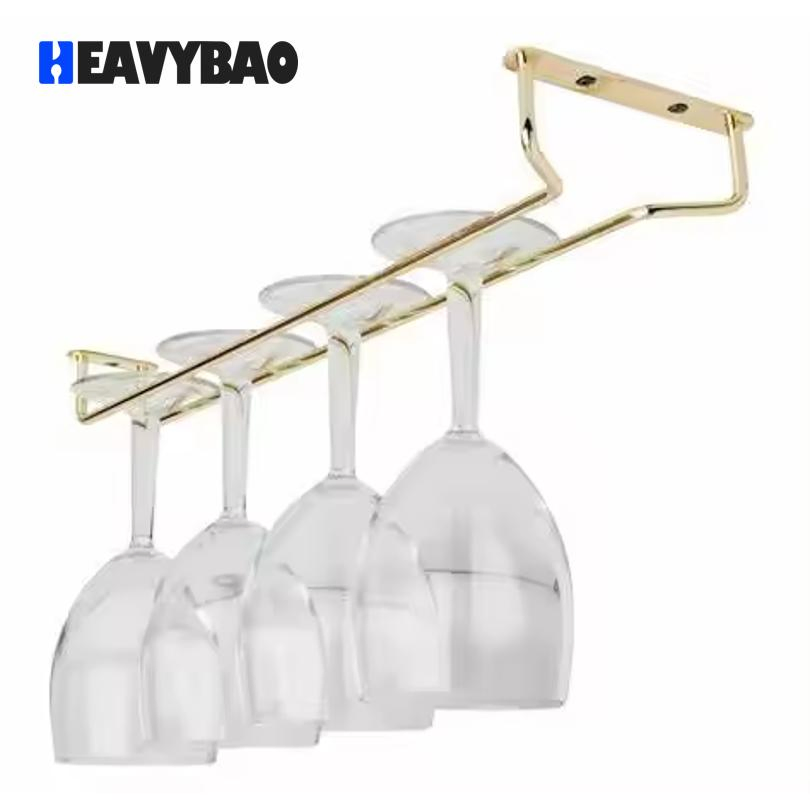 Heavybao Inverted Holder for Wine Stemware Glass Bottle Goblet Quality Cup Rack