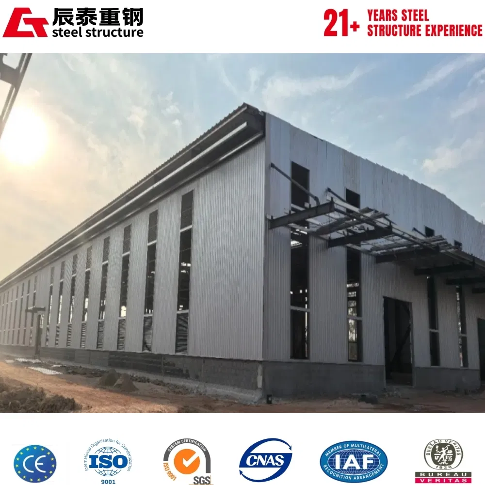 New Design Flameproof Prefabricated Multi-Functional H Steel Frame for Steel Structure Buildings