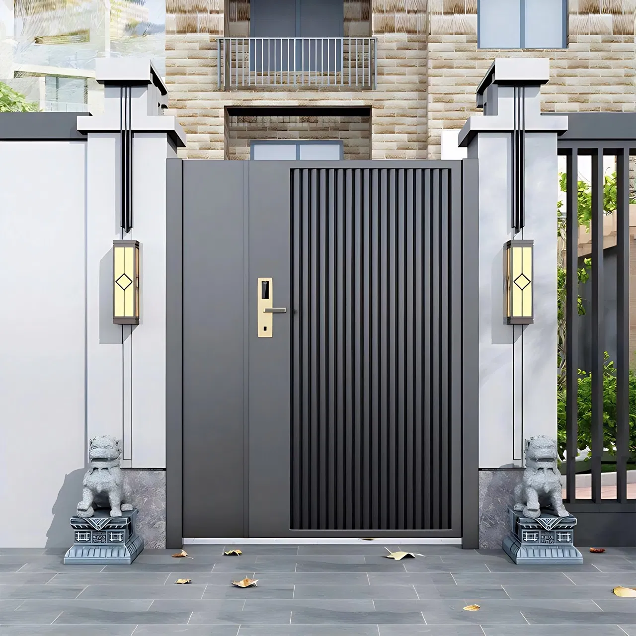 China Factory Waterproof and Mildewproof Characteristic Aluminum Garden Gate