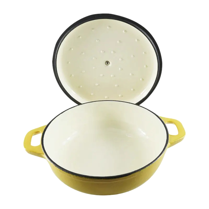 Эмалированная жаровня для быстрой готовки