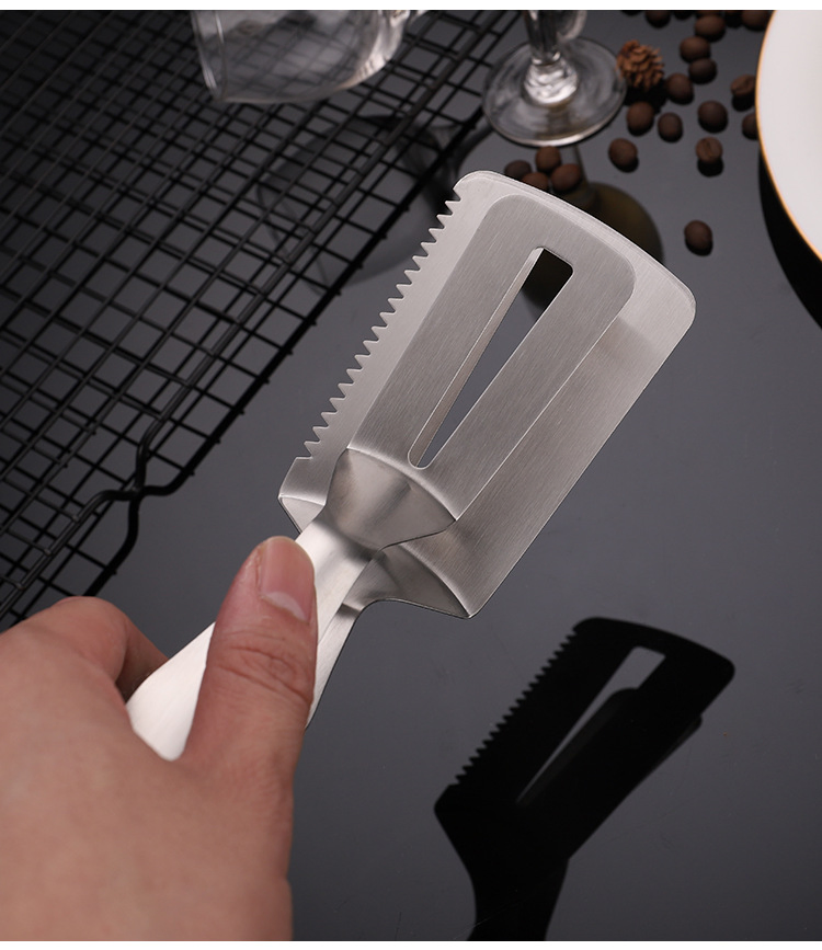 Multipurpose Steak Clamp Fish Gripper Stainless Steel Eggs BBQ Fish Meat Bread Steak Clip Wbb15698