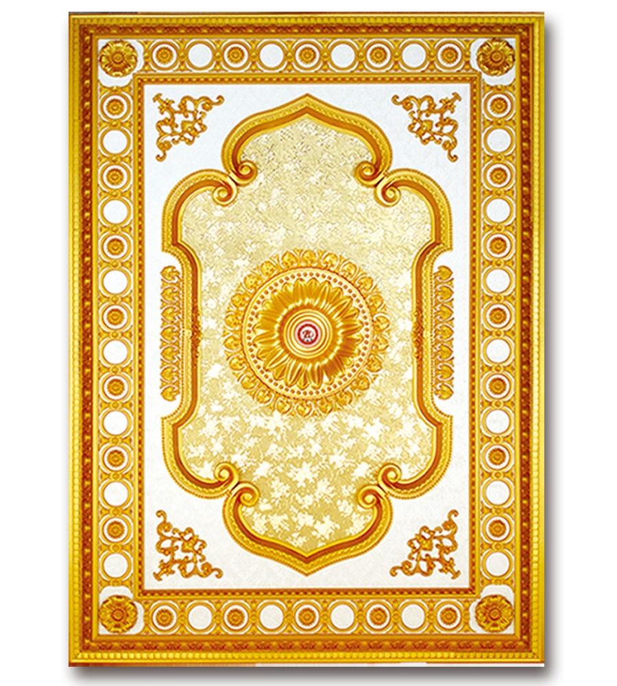 Banruo Splendid Rectangular Ceiling Medallion for Chandeliers