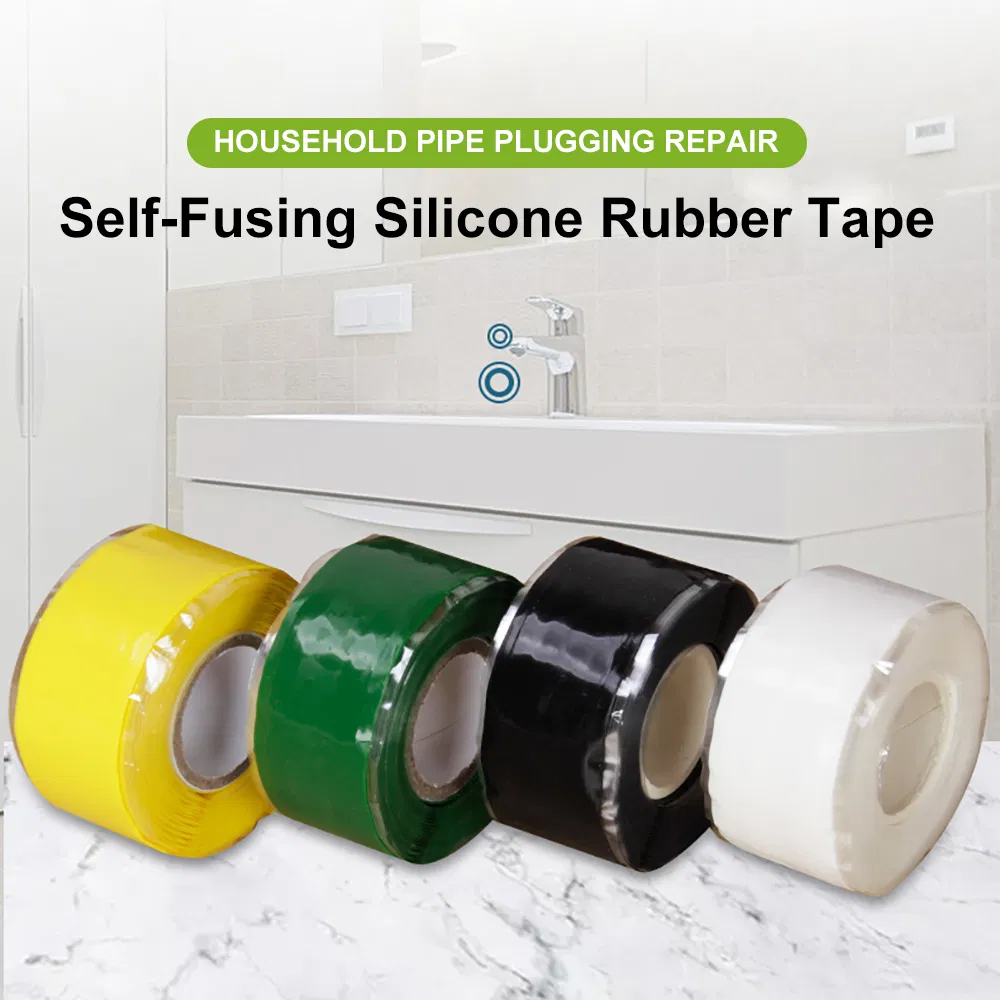 Silicone Repair Pipe Repair Silicone Tape Self-Fusing Wrap High-Temperature Insulation Tape for Automotive Electrical Marine