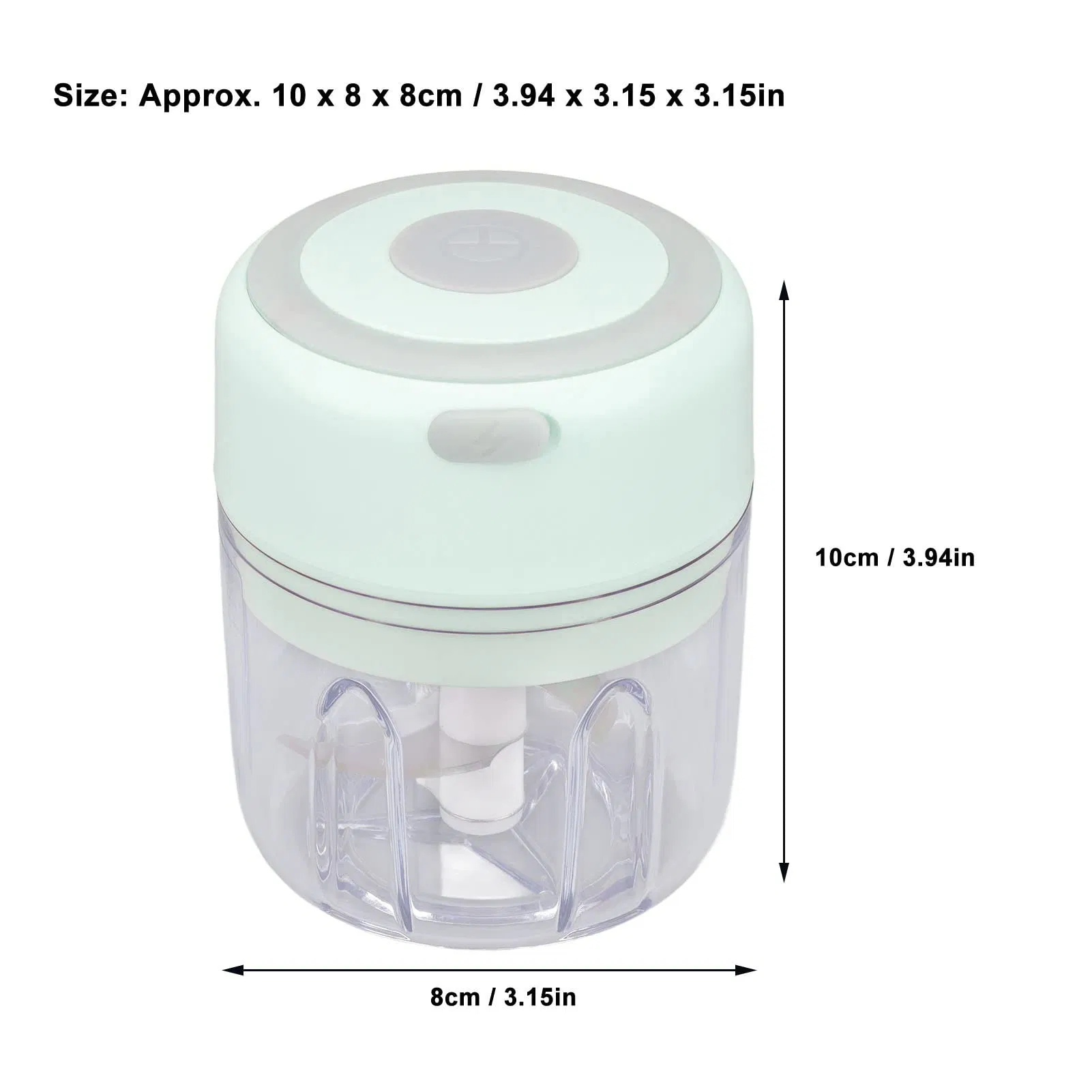 USB Mini Electric Garlic Chopper Food Processor Grinder