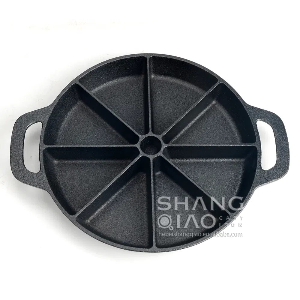 Чугунная форма для скоунов и кукурузного хлеба, 9 долек