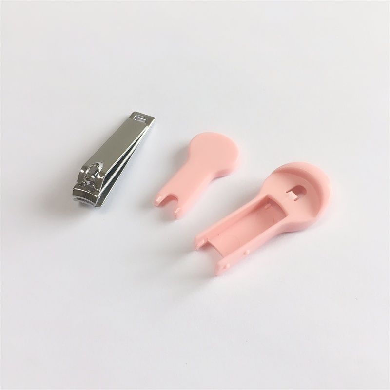 Promotion Plastic Baby Infant Children Finger Nail Clipper Cutter Trimmer with Catcher