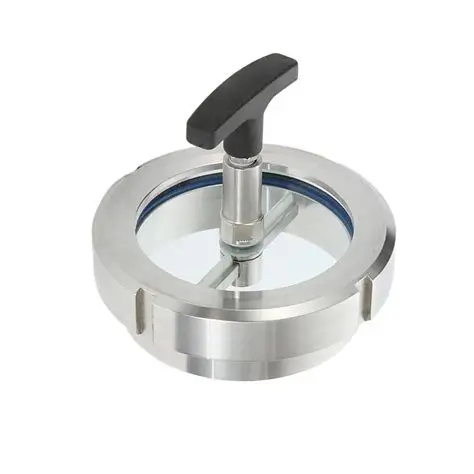 Sanitary Stainless Steel Fitting Tri Clamp Sight Glass 304 316 Stainless Steel Sight Glass Tube Mirror