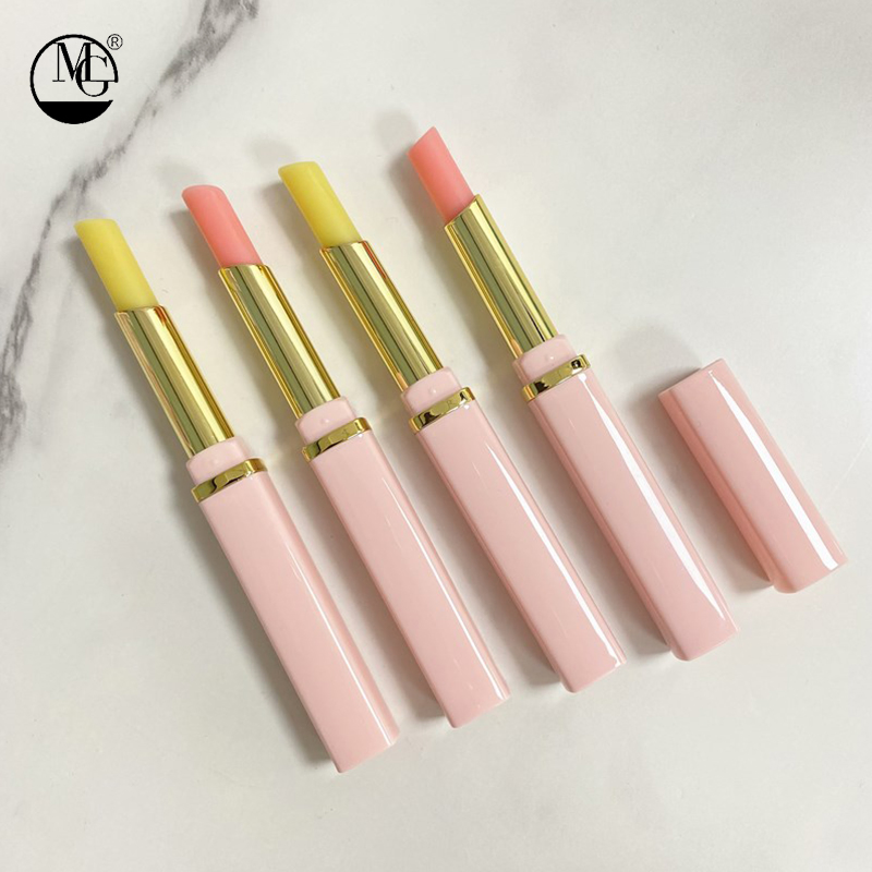 Private Label Custom Your Own Logo Vegan Moisturizing Natural Pink Lip Balm