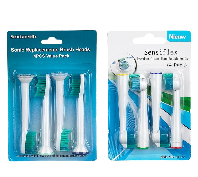 for Oral B PRO Bright Replacement Electric Toothbrush Head Four Only