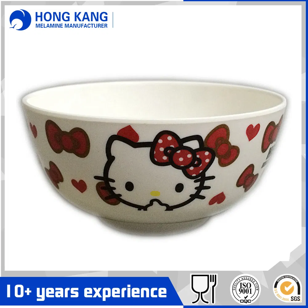 Two Tone Round Melamine Salad Bowl